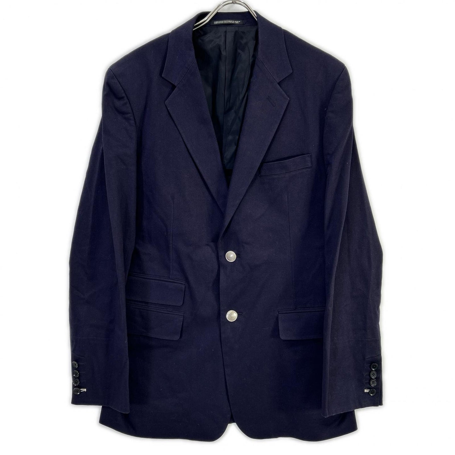 Yohji Yamamoto POUR HOMME ヨウジヤマモトプールオム ネイビー HB-J67-903 銀ボタン テーラードジャケット ジャケット