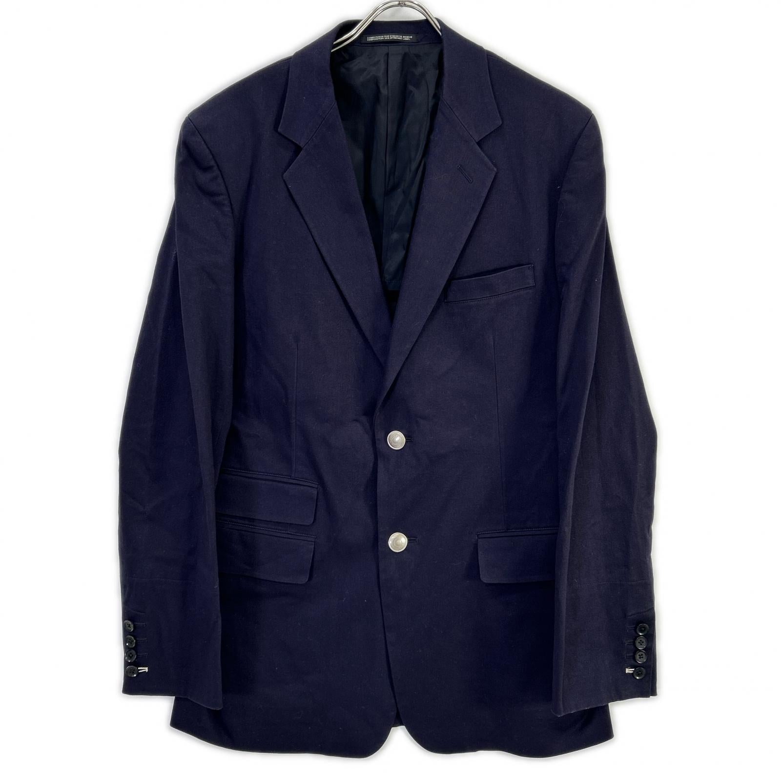 Yohji Yamamoto POUR HOMME ヨウジヤマモトプールオム ネイビー HB-J67-903 銀ボタン テーラードジャケット ジャケット