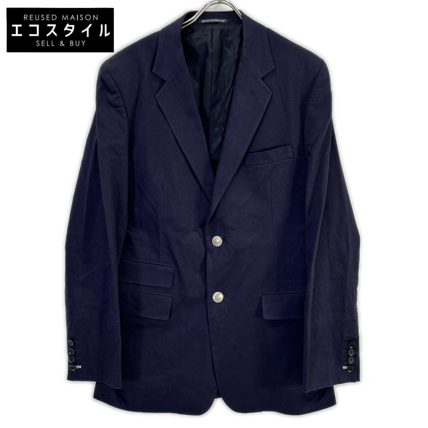 Yohji Yamamoto POUR HOMME ヨウジヤマモトプールオム ネイビー HB-J67-903 銀ボタン テーラードジャケット ジャケット