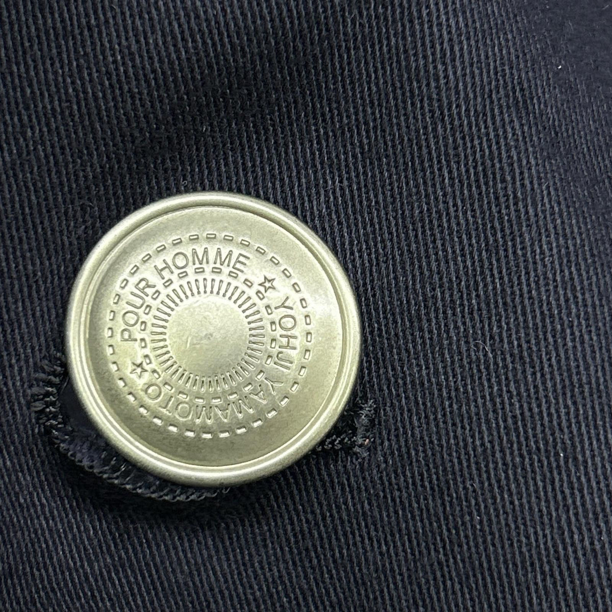 Yohji Yamamoto POUR HOMME ヨウジヤマモトプールオム ネイビー HB-J67-903 銀ボタン テーラードジャケット ジャケット