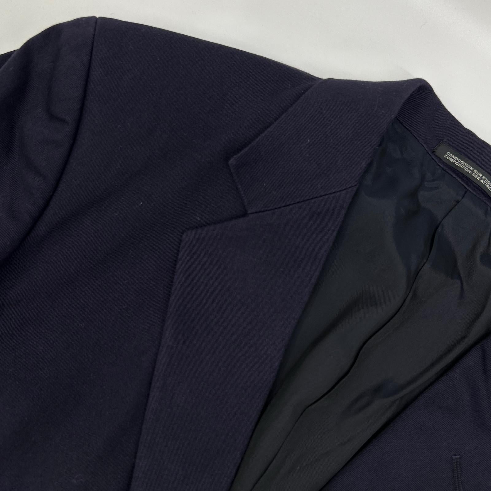 Yohji Yamamoto POUR HOMME ヨウジヤマモトプールオム ネイビー HB-J67-903 銀ボタン テーラードジャケット ジャケット