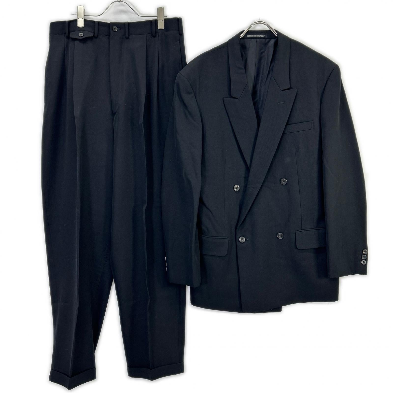 YOHJI YAMAMOTO COSTUME D’HOMME ヨウジヤマモト コスチュームドオム ブラック HP-X04-181 ジャケット×パンツ セットアップ スーツ セットアップ
