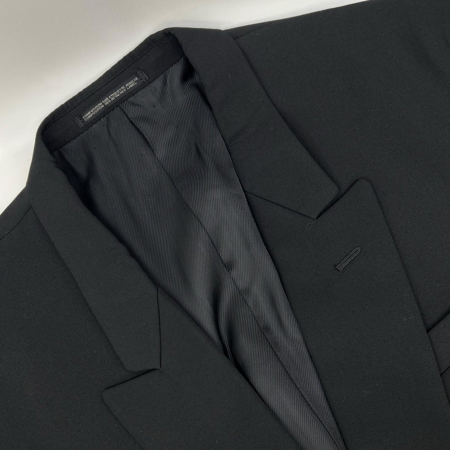 YOHJI YAMAMOTO COSTUME D’HOMME ヨウジヤマモト コスチュームドオム ブラック HP-X04-181 ジャケット×パンツ セットアップ スーツ セットアップ