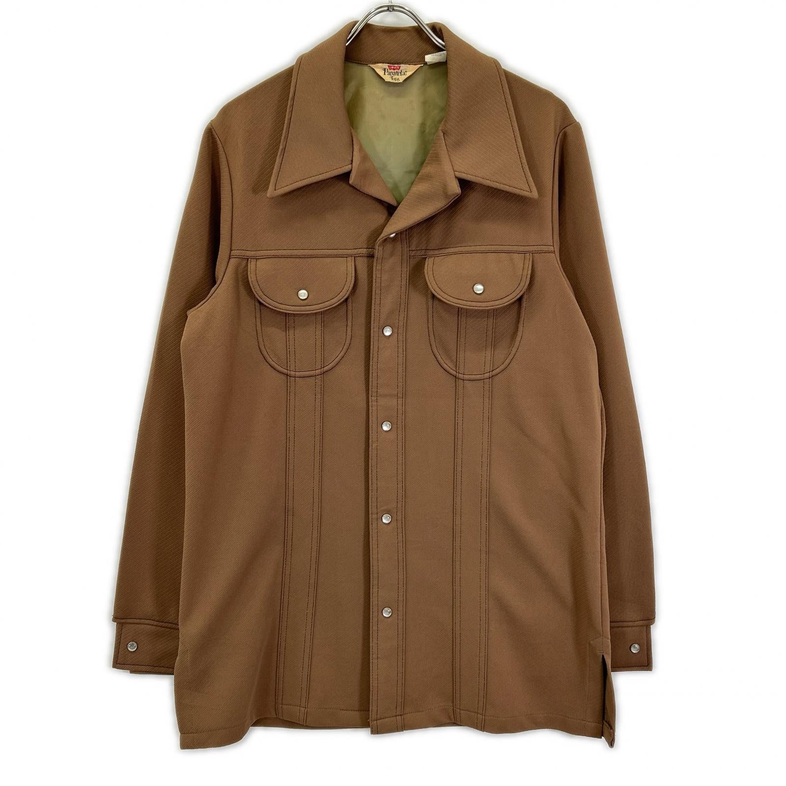 LEVI'S リーバイス ブラウン PANATELA TOPS 70's BIG-E シャツジャケット ジャケット
