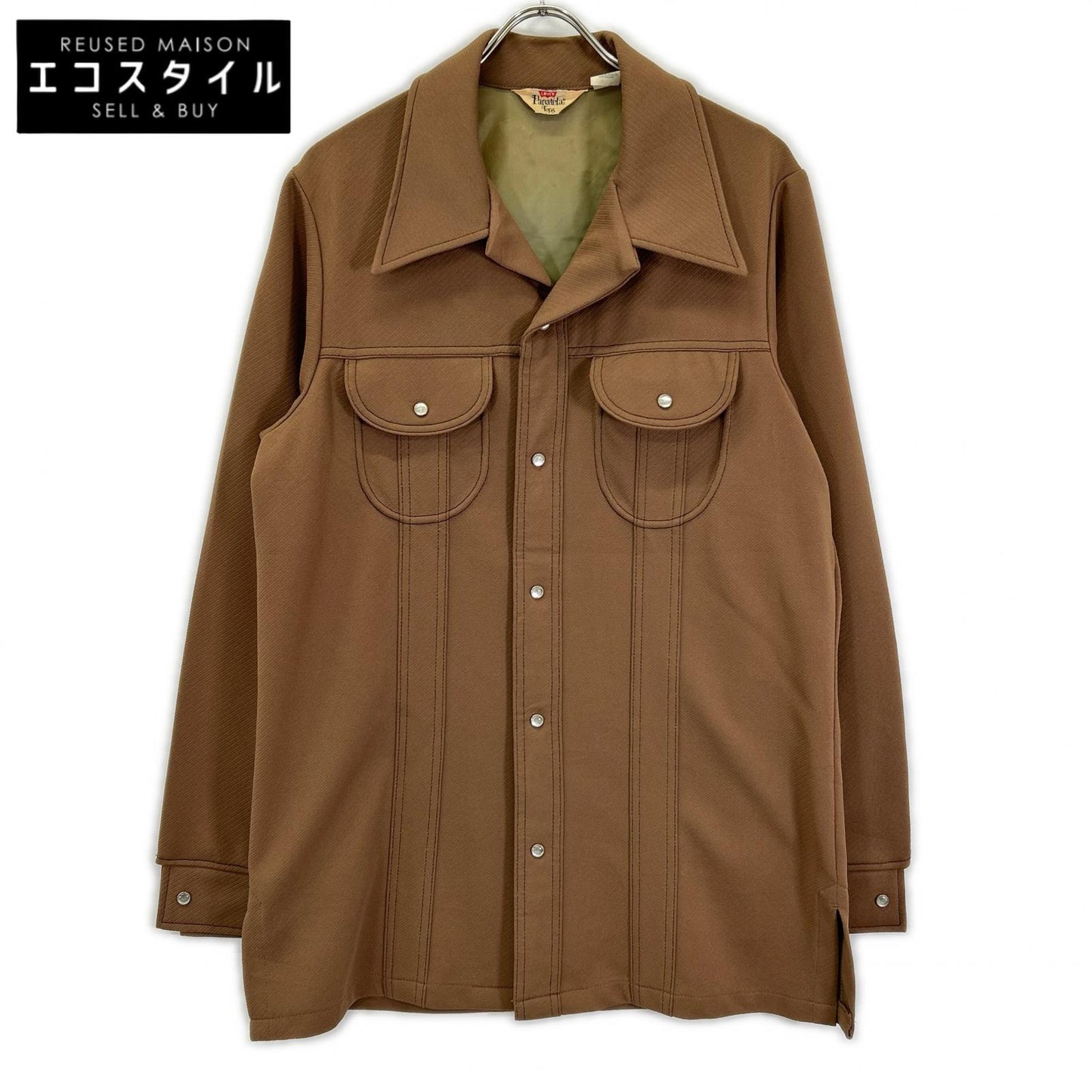 LEVI'S リーバイス ブラウン PANATELA TOPS 70's BIG-E シャツジャケット ジャケット