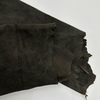 GREG LAUREN グレッグローレン チャコール スエード COAL フーディパーカー トップス