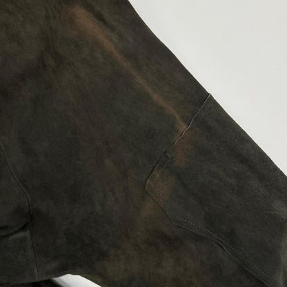 GREG LAUREN グレッグローレン チャコール スエード COAL フーディパーカー トップス