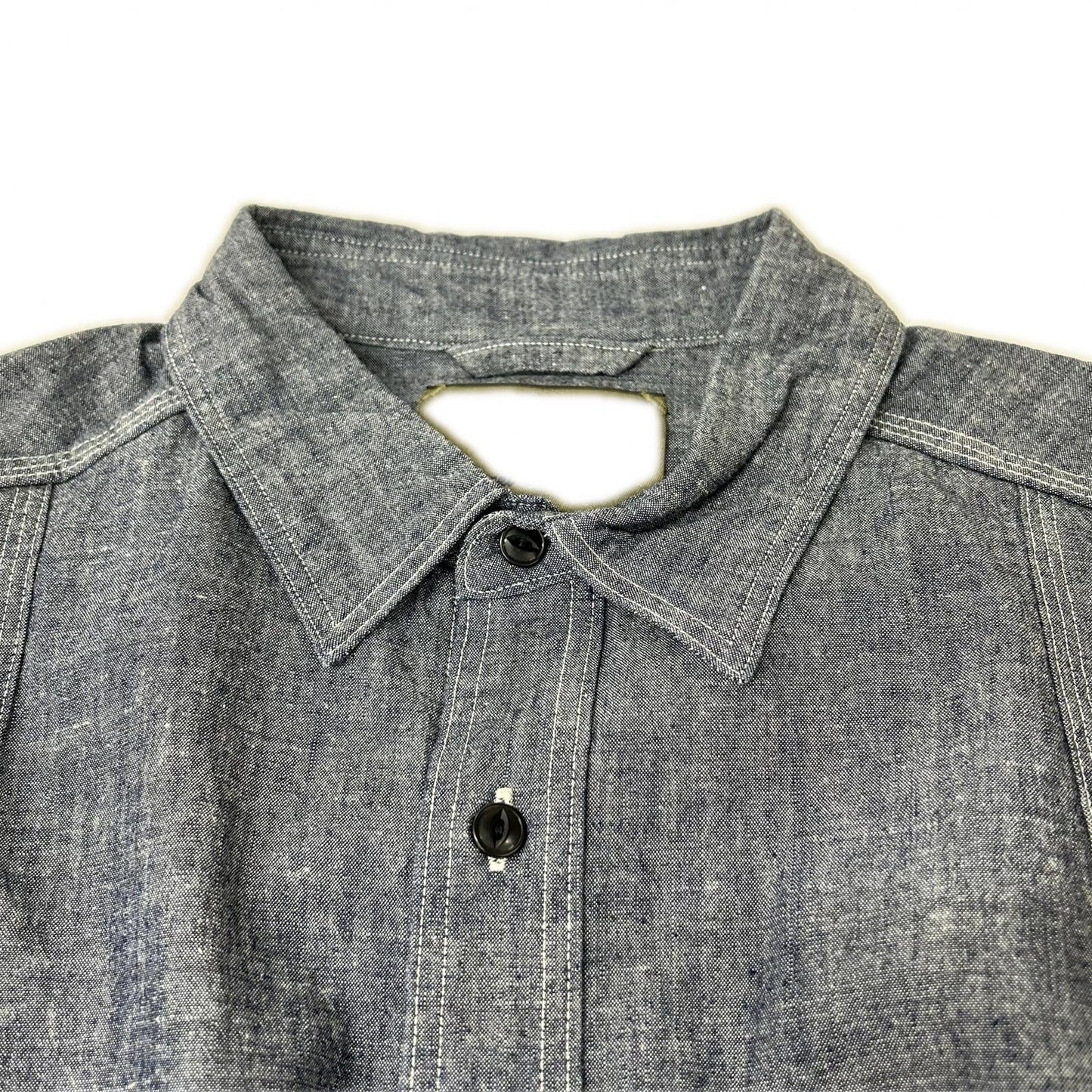 NIGEL CABOURN ナイジェルケーボン 80340010100 ネイビー 長袖シャツ コットン トップス