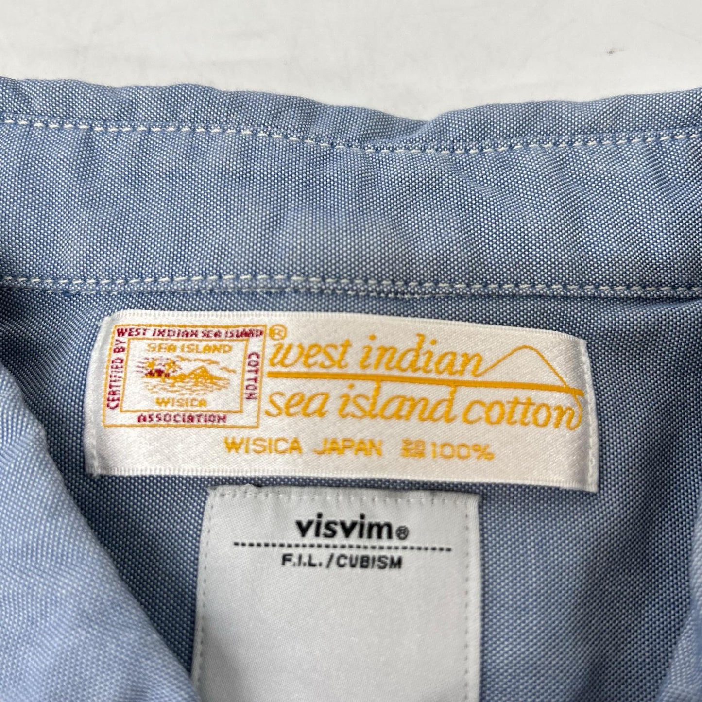 VISVIM ビズビム 0115105011002 ブルー 長袖シャツ コットン トップス