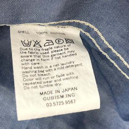 VISVIM ビズビム 0115105011002 ブルー 長袖シャツ コットン トップス