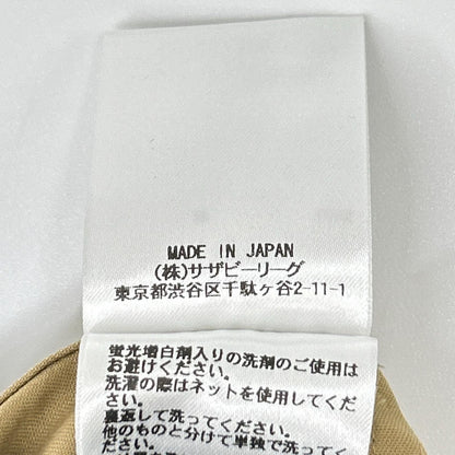 UNION LAUNCH ユニオンランチ ベージュ 0927AP コットン フライフロント オーバー ロングシャツ トップス