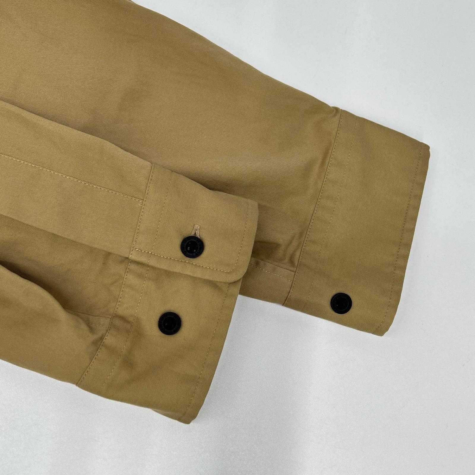 UNION LAUNCH ユニオンランチ ベージュ 0927AP コットン フライフロント オーバー ロングシャツ トップス