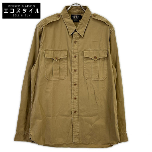 RRL ダブルアールエル ベージュ MNRRWOVM2C00290 ヴィンテージ サファリシャツ トップス
