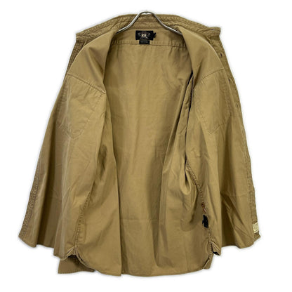 RRL ダブルアールエル ベージュ MNRRWOVM2C00290 ヴィンテージ サファリシャツ トップス