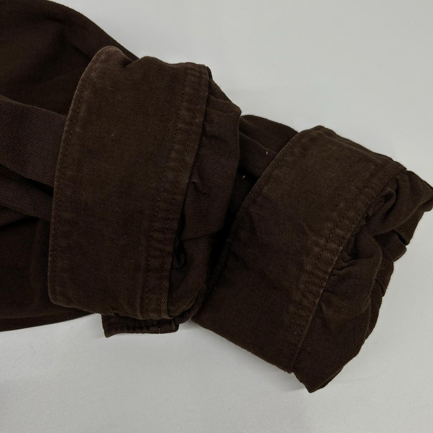 VISVIM ビズビム ブラウン 0115205011010 LONG RIDER 後染めコットン ヘンプ 長袖シャツ トップス