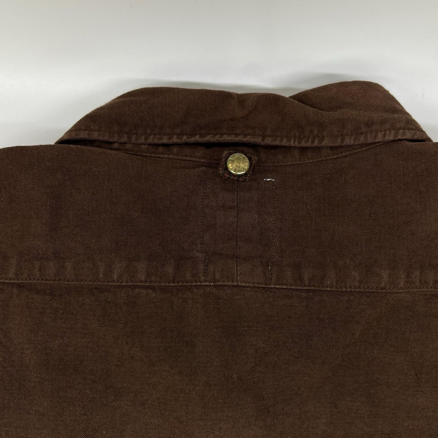 VISVIM ビズビム ブラウン 0115205011010 LONG RIDER 後染めコットン ヘンプ 長袖シャツ トップス