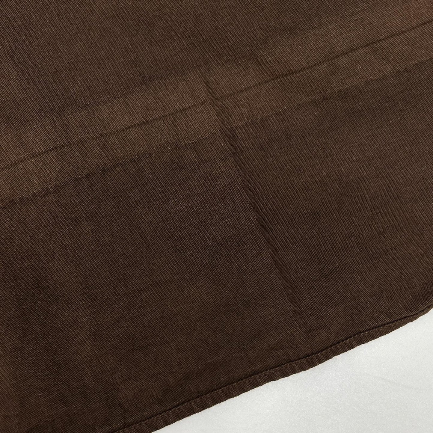 VISVIM ビズビム ブラウン 0115205011010 LONG RIDER 後染めコットン ヘンプ 長袖シャツ トップス