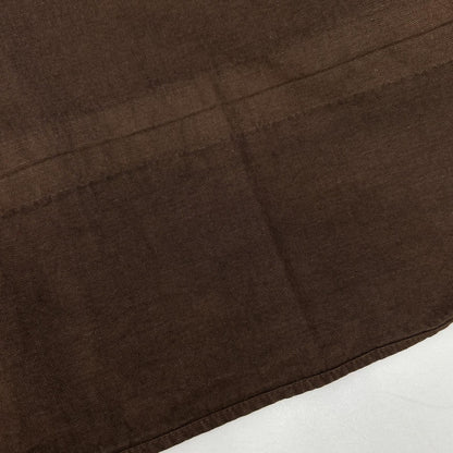 VISVIM ビズビム ブラウン 0115205011010 LONG RIDER 後染めコットン ヘンプ 長袖シャツ トップス