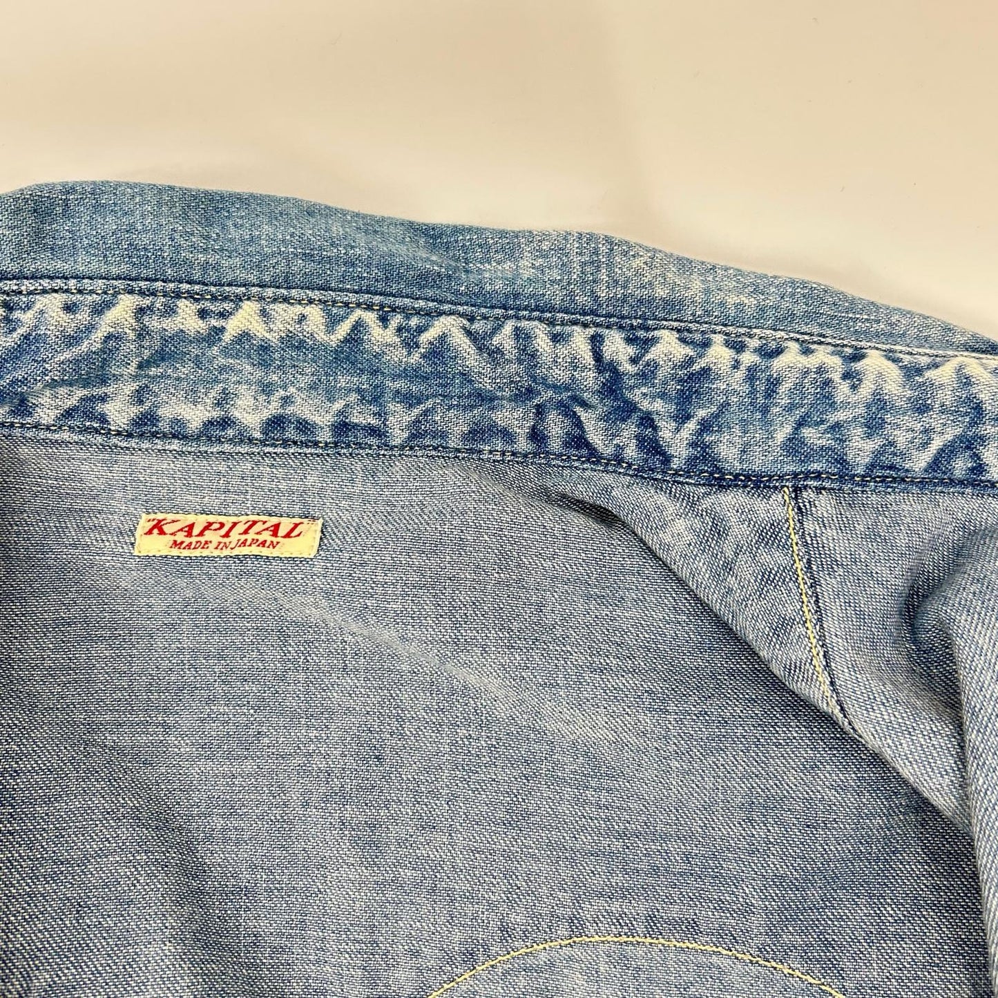 KAPITAL キャピタル ブルー ウエスタン デニムシャツ トップス