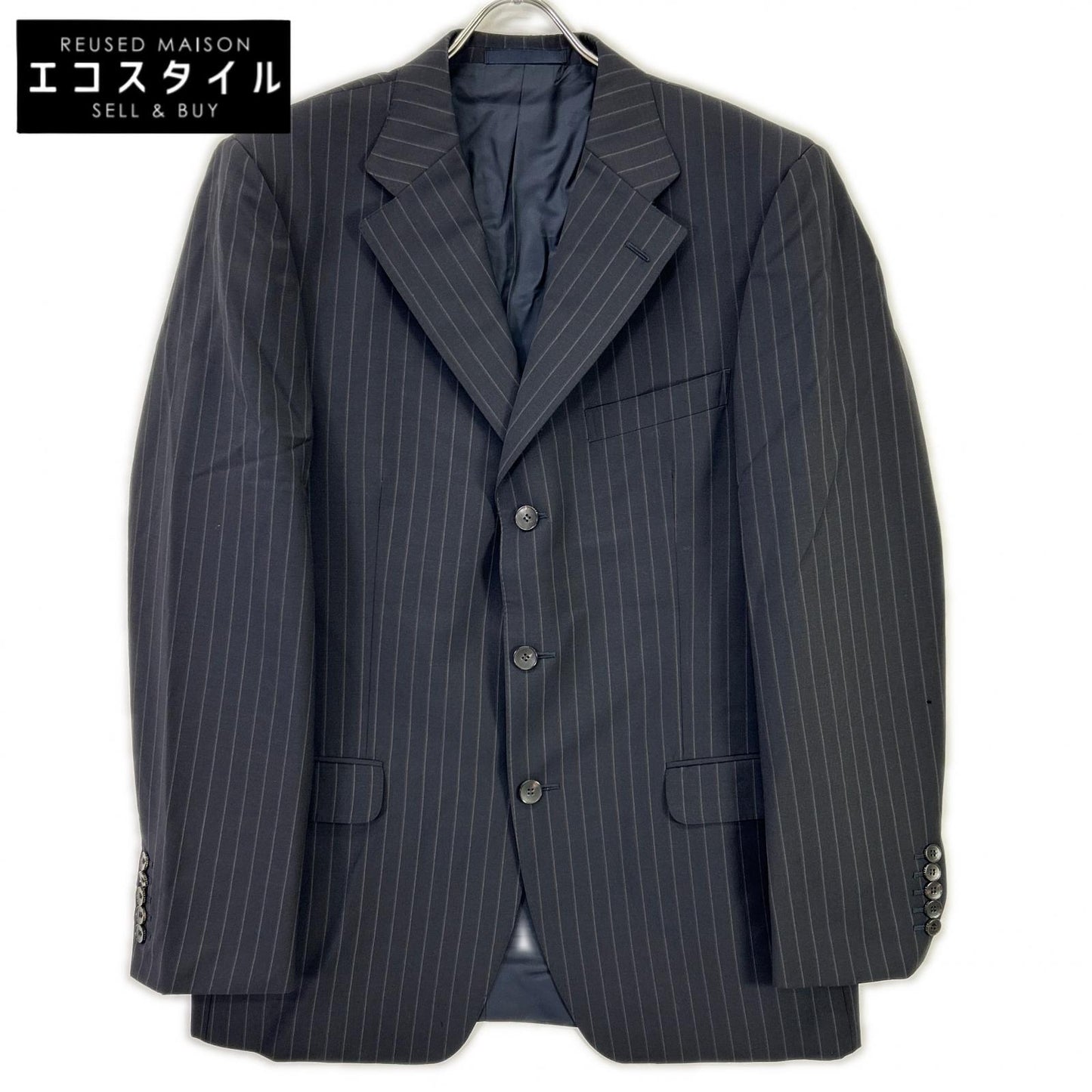 GUCCI グッチ ブラック 138296 ストライプ 3Bテーラードジャケット ジャケット
