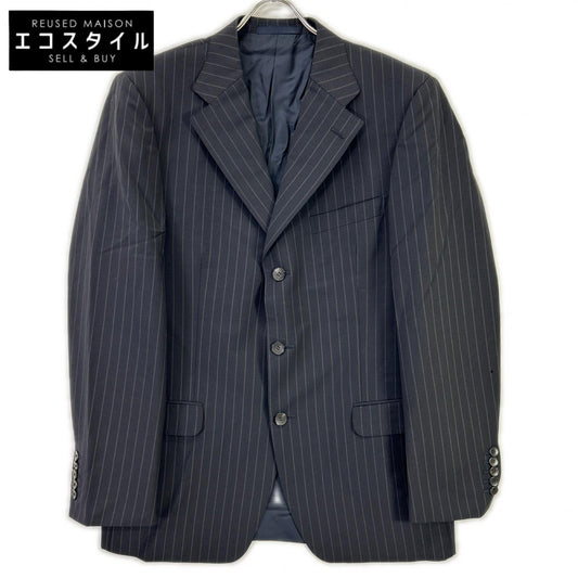 GUCCI Gucci Black 138296 striped 3-button tailored jacket Jacket