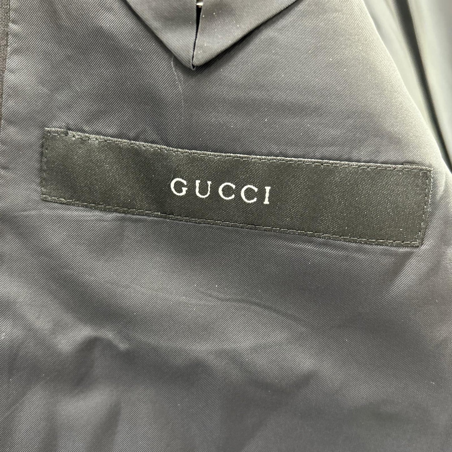 GUCCI グッチ ブラック 138296 ストライプ 3Bテーラードジャケット ジャケット