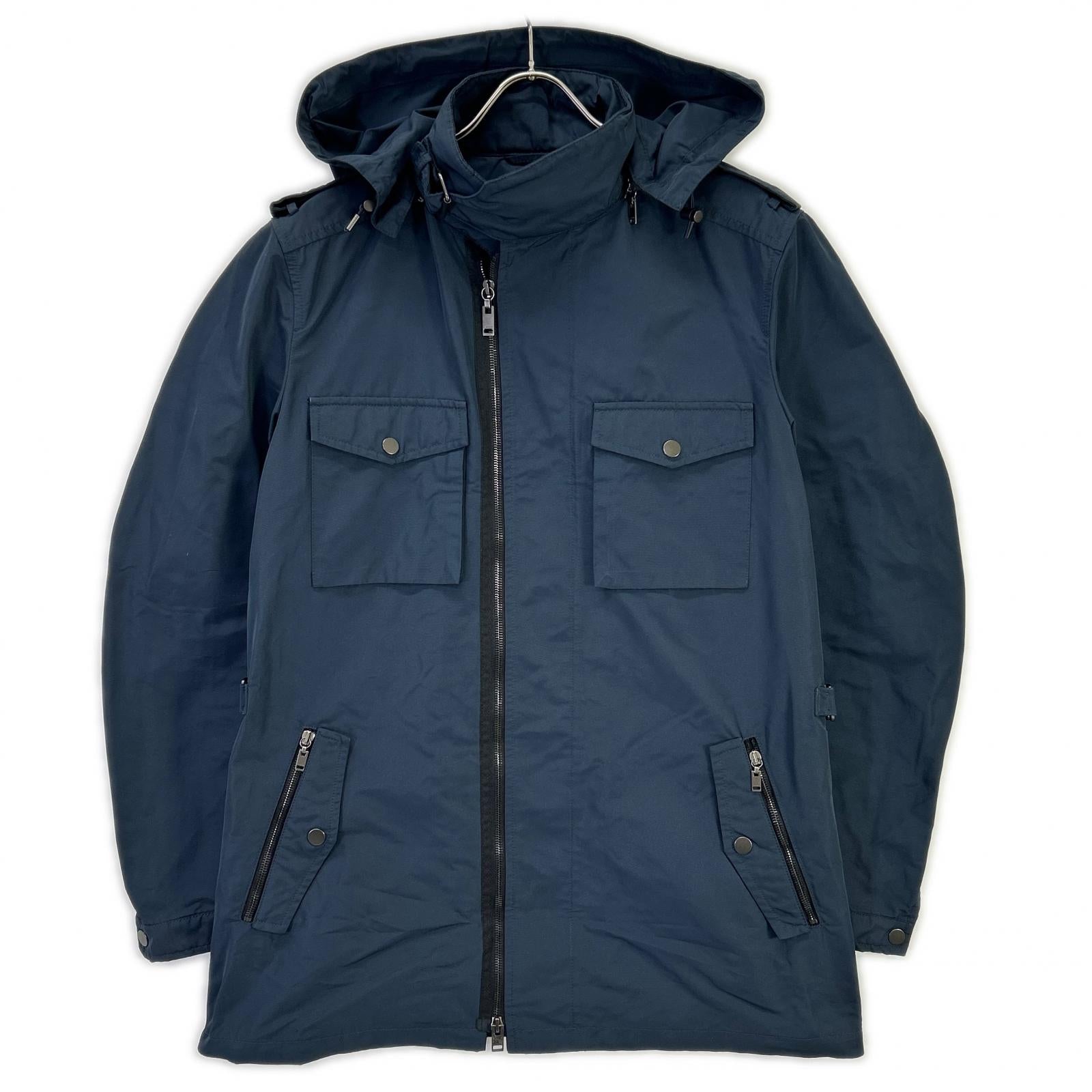 LANVIN ランバン ネイビー ナイロン ミリタリージャケット ジャケット