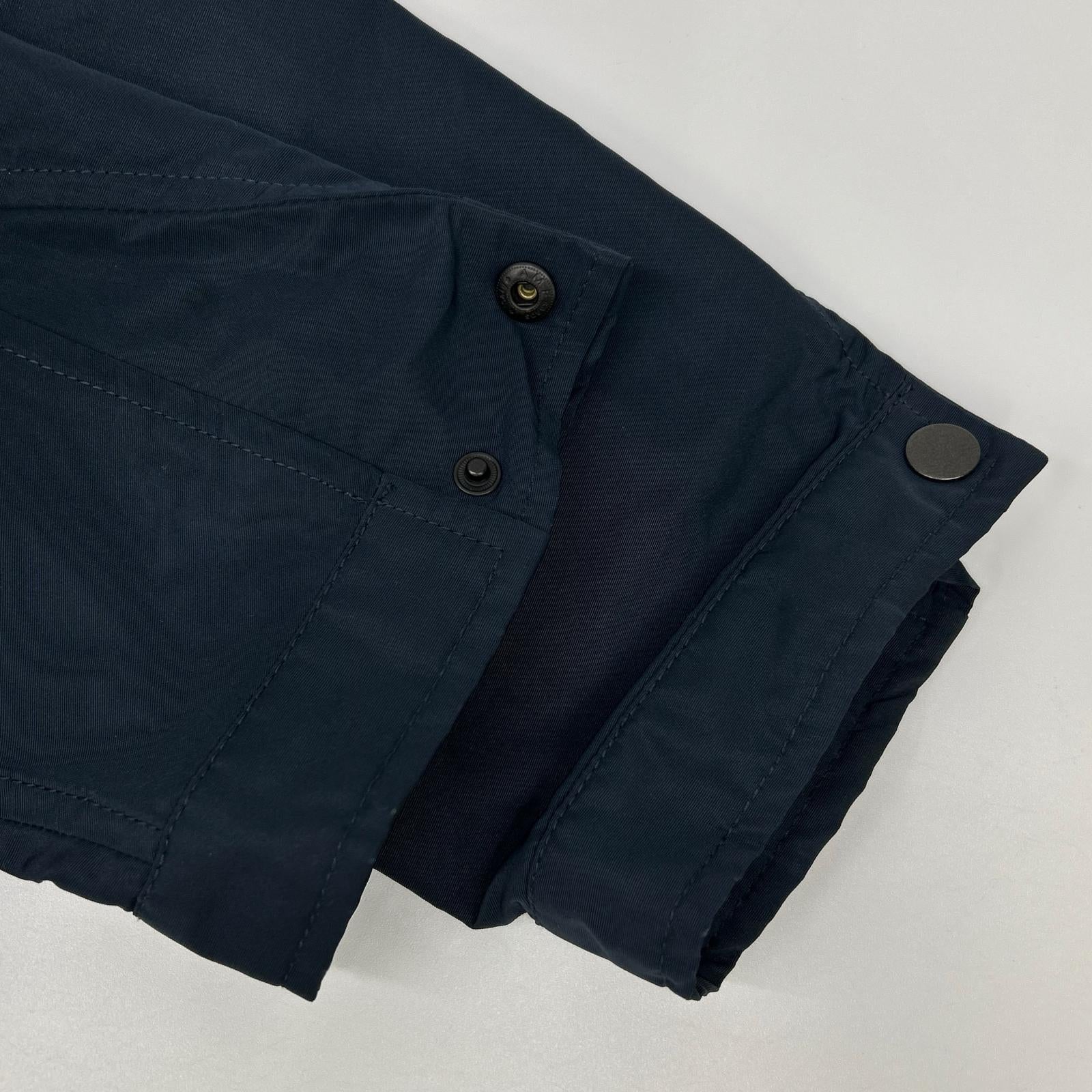 LANVIN ランバン ネイビー ナイロン ミリタリージャケット ジャケット