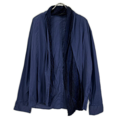 Haider Ackermann ハイダーアッカーマン ネイビー 前開き レイヤード シャツジャケット ジャケット