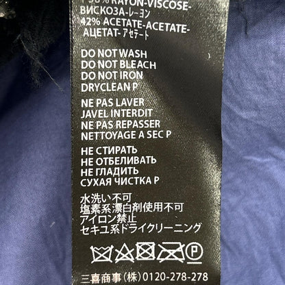 Haider Ackermann ハイダーアッカーマン ネイビー 前開き レイヤード シャツジャケット ジャケット