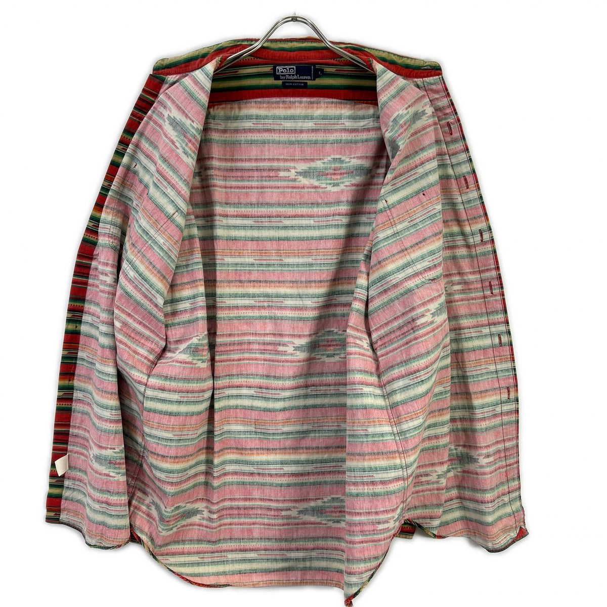 POLObyRalphLauren ポロラルフローレン 90s ネイティブ柄 長袖シャツ トップス