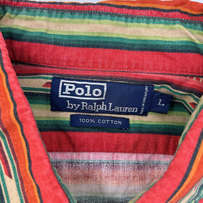 POLObyRalphLauren ポロラルフローレン 90s ネイティブ柄 長袖シャツ トップス