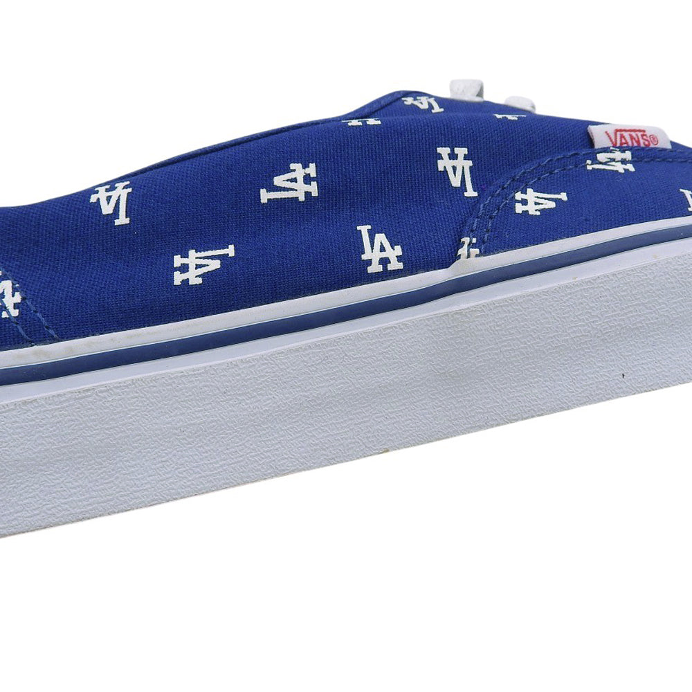 VANS バンズ 新品同様 MLB ドジャース オーセンティック スニーカー シューズ メンズ ブルー 28.5cm シューズ