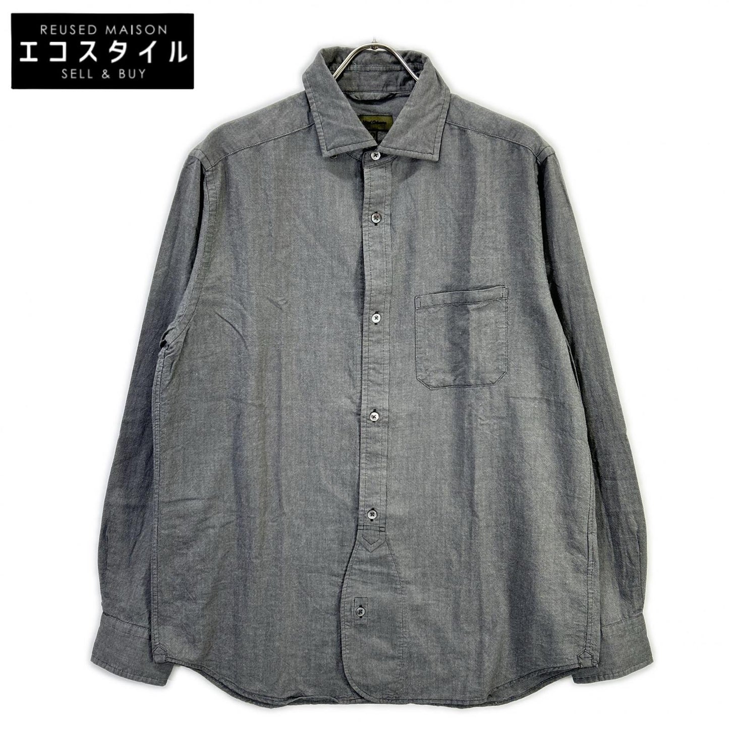 NIGEL CABOURN ナイジェルケーボン 8070010208 グレー 長袖シャツ コットン トップス