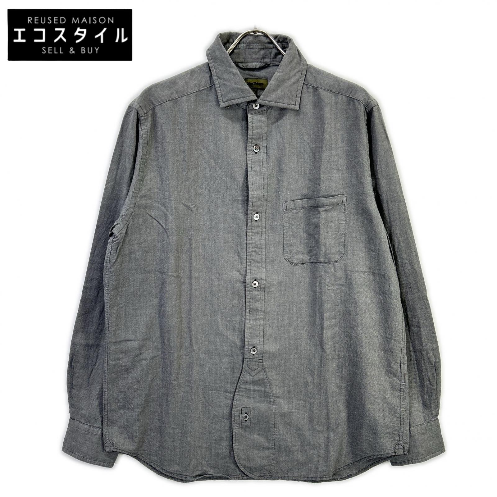 NIGEL CABOURN ナイジェルケーボン 8070010208 グレー 長袖シャツ コットン トップス