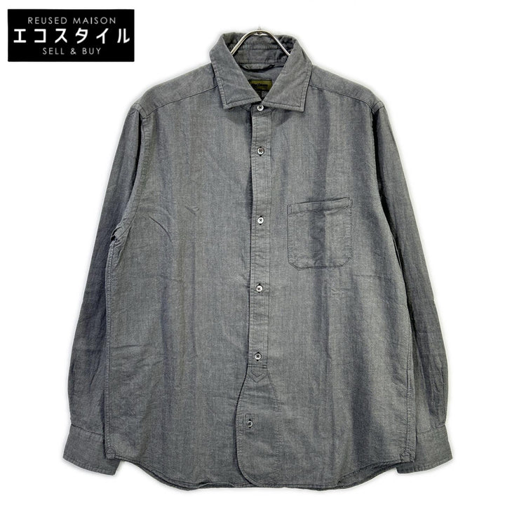 NIGEL CABOURN ナイジェルケーボン 8070010208 グレー 長袖シャツ コットン トップス