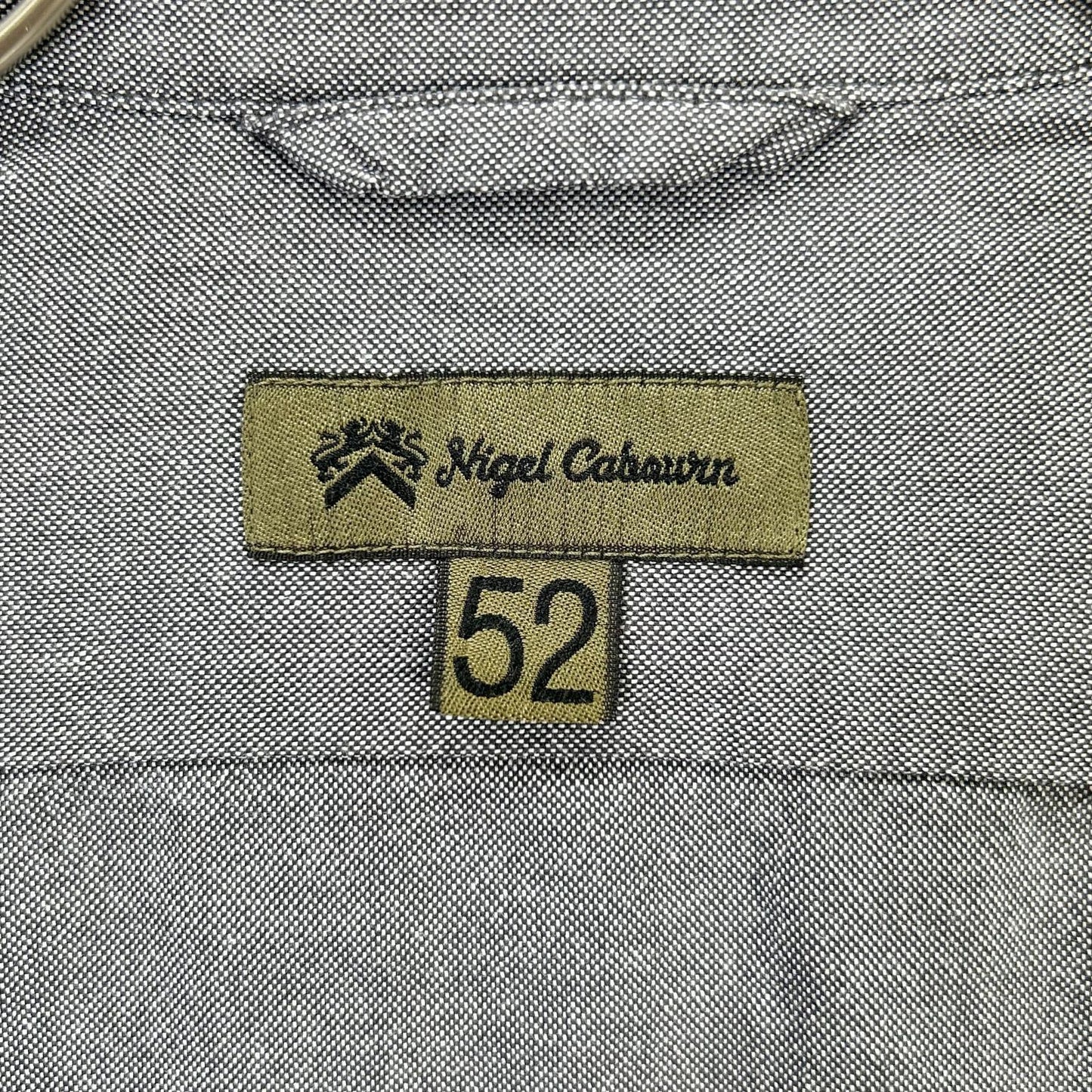 NIGEL CABOURN ナイジェルケーボン 8070010208 グレー 長袖シャツ コットン トップス