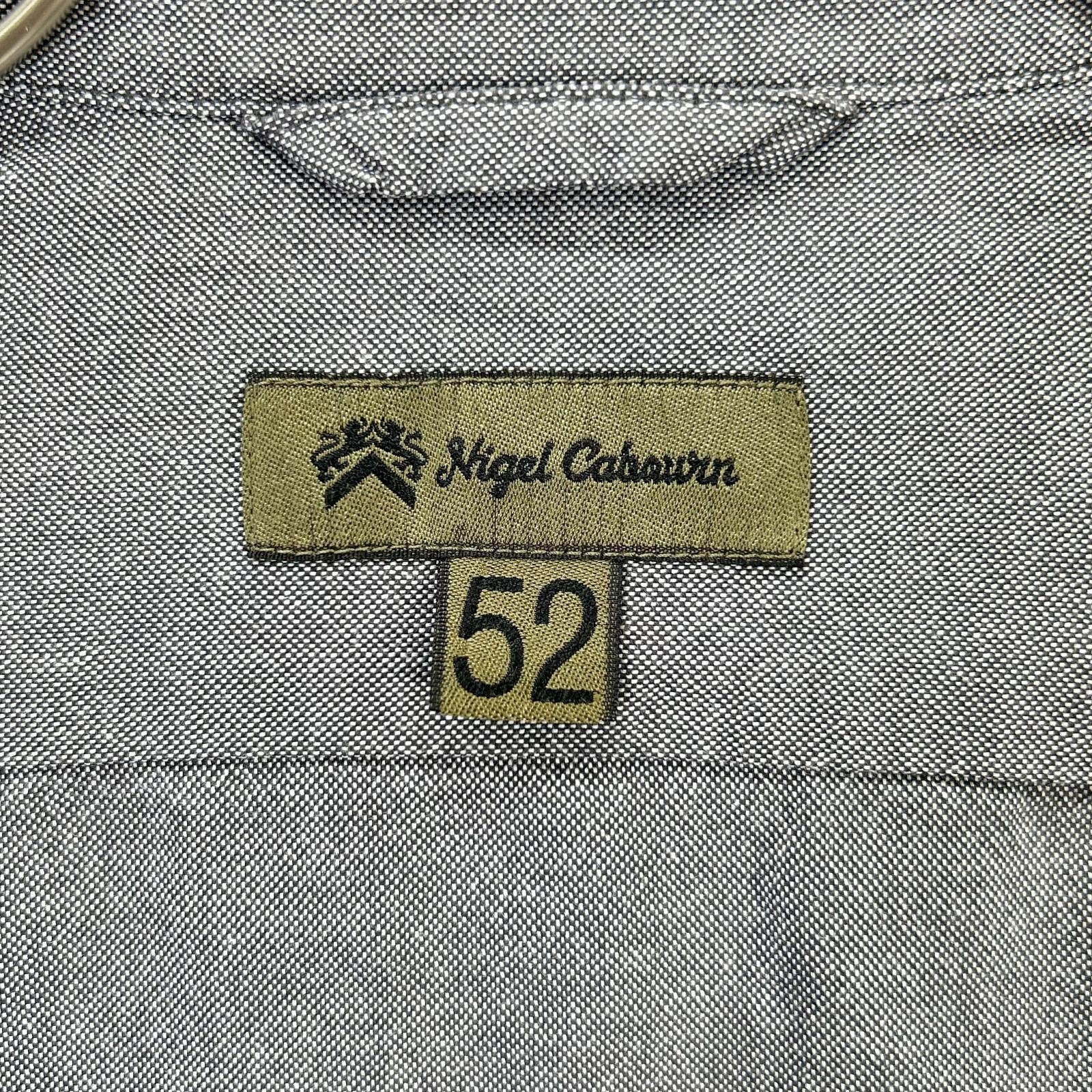 NIGEL CABOURN ナイジェルケーボン 8070010208 グレー 長袖シャツ コットン トップス