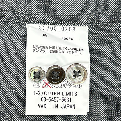 NIGEL CABOURN ナイジェルケーボン 8070010208 グレー 長袖シャツ コットン トップス