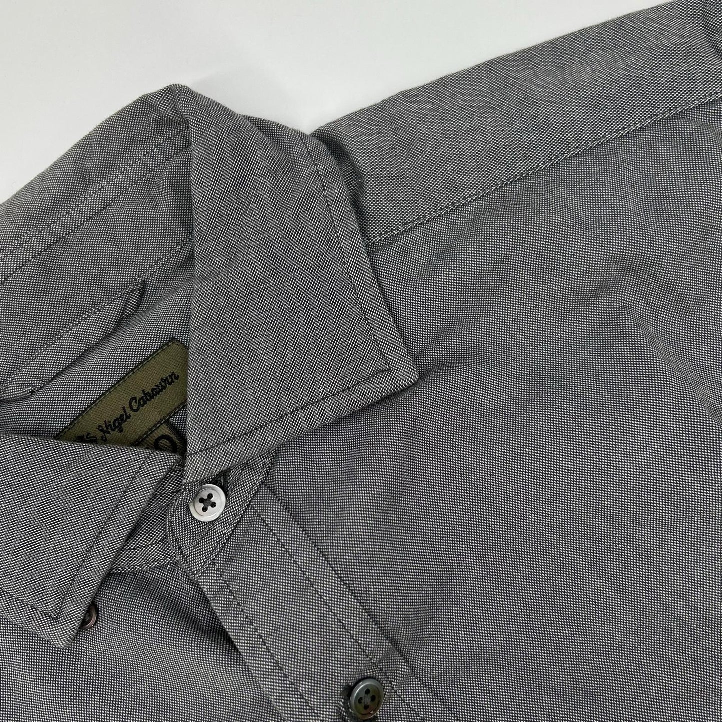 NIGEL CABOURN ナイジェルケーボン 8070010208 グレー 長袖シャツ コットン トップス