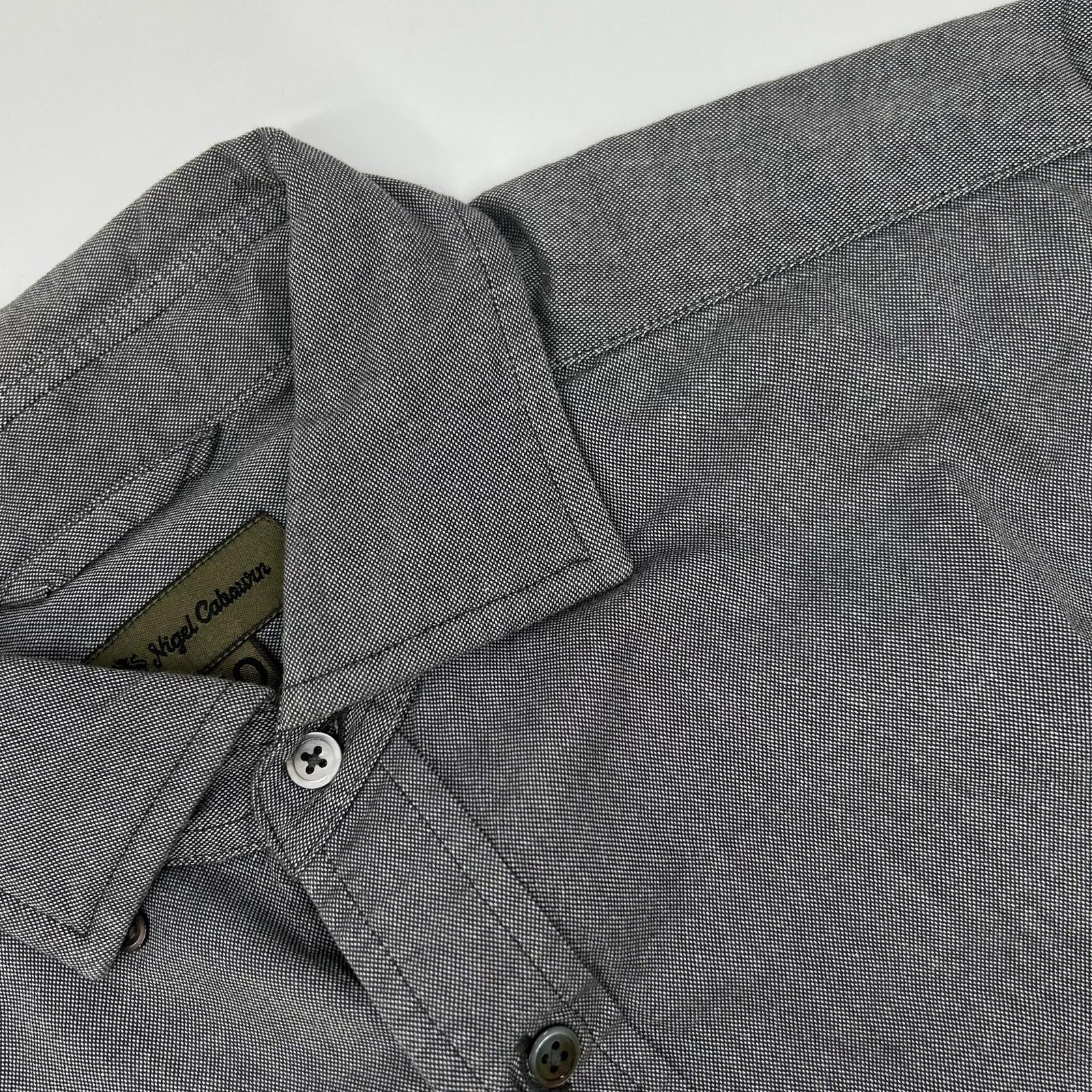 NIGEL CABOURN ナイジェルケーボン 8070010208 グレー 長袖シャツ コットン トップス