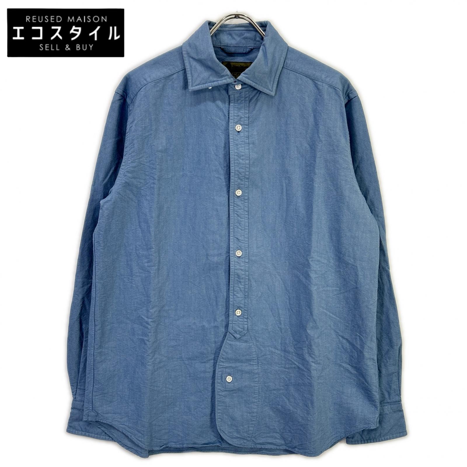 NIGEL CABOURN ナイジェルケーボン 80330010000 ブルー 長袖シャツ コットン トップス