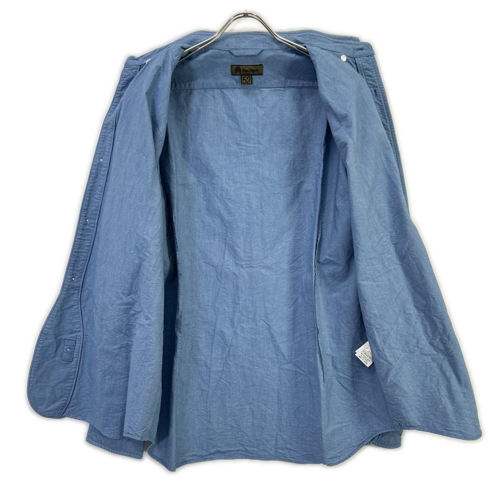 NIGEL CABOURN ナイジェルケーボン 80330010000 ブルー 長袖シャツ コットン トップス