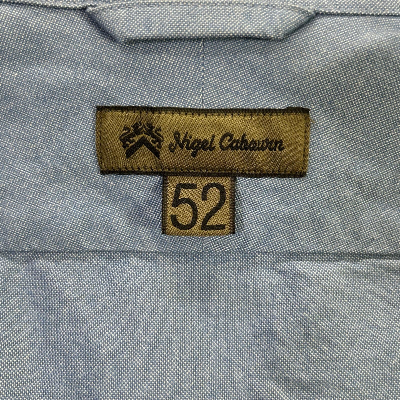 NIGEL CABOURN ナイジェルケーボン 80330010000 ブルー 長袖シャツ コットン トップス