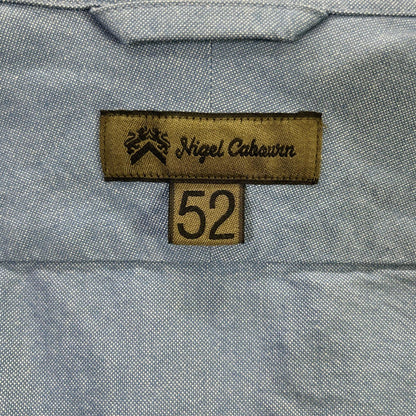 NIGEL CABOURN ナイジェルケーボン 80330010000 ブルー 長袖シャツ コットン トップス