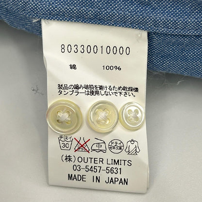 NIGEL CABOURN ナイジェルケーボン 80330010000 ブルー 長袖シャツ コットン トップス