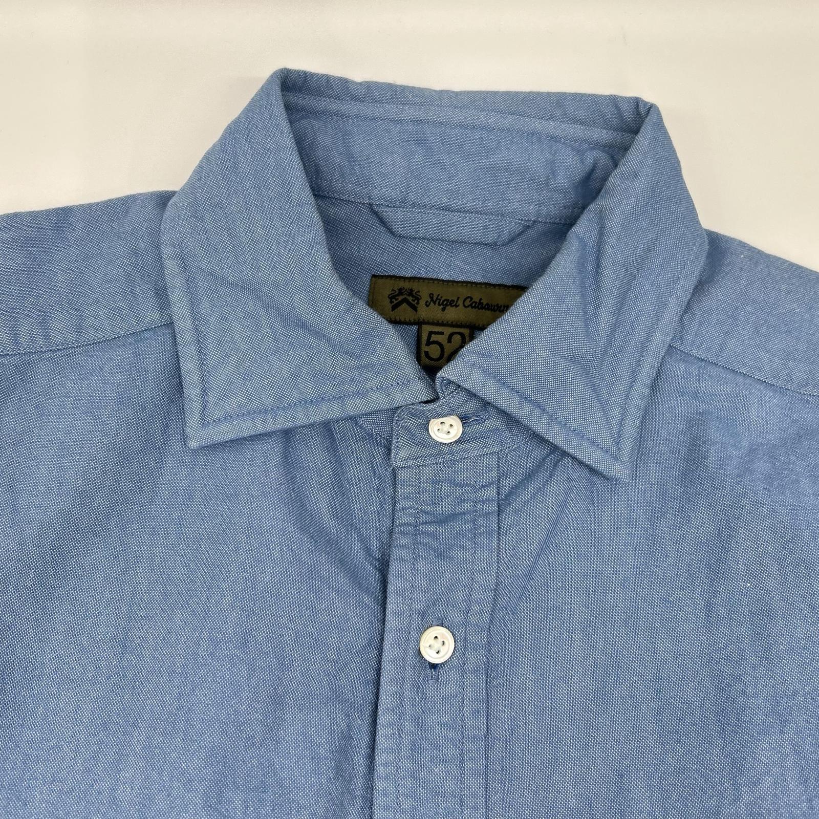 NIGEL CABOURN ナイジェルケーボン 80330010000 ブルー 長袖シャツ コットン トップス