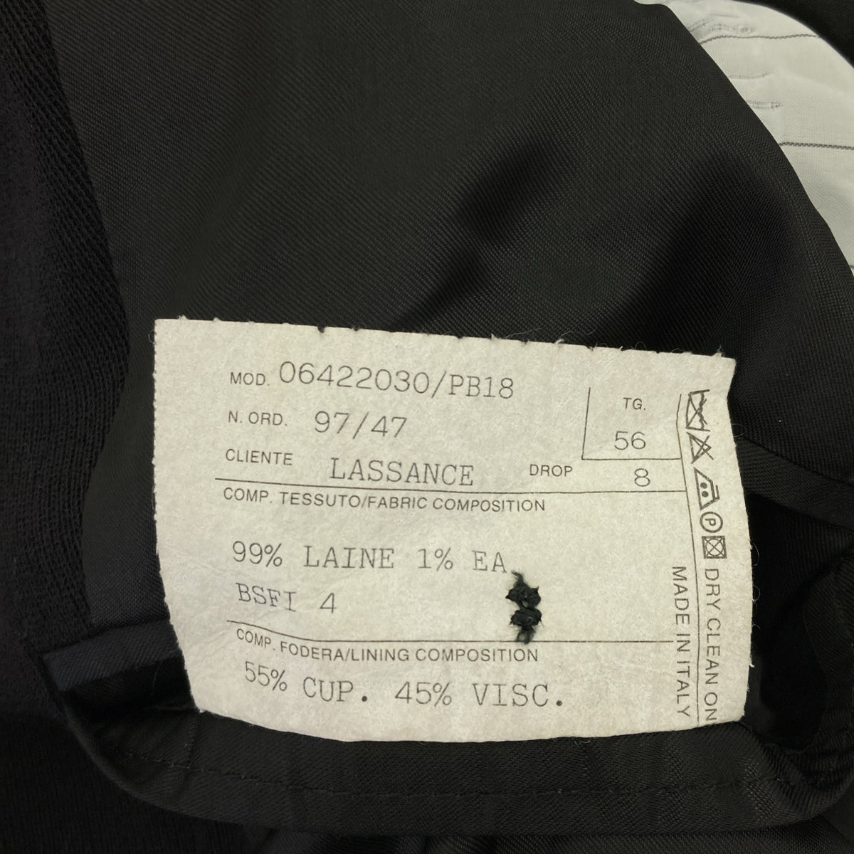 MARCEL LASSANCE Marcel Lassance black 3-button tailored jacket tops