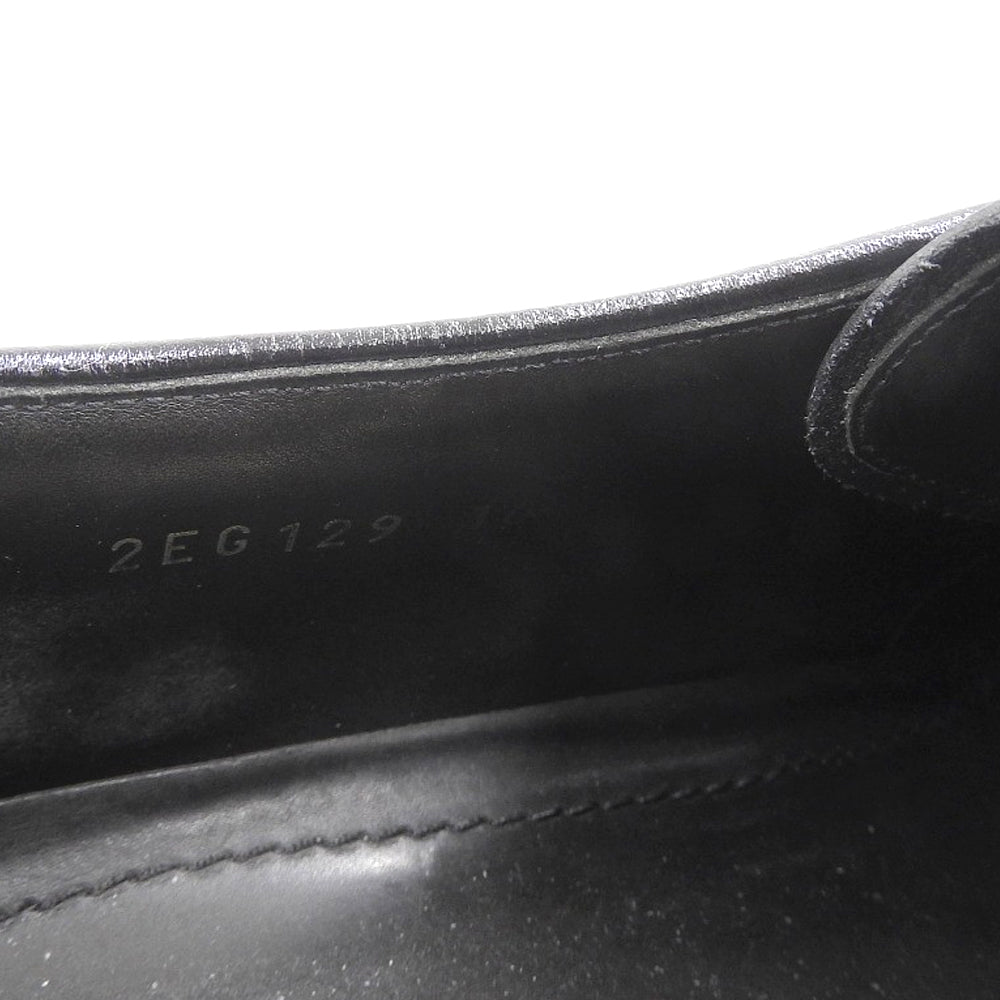 PRADA プラダ 15AW レザー ブラッシュド カーフスキン ハイブリッド シューズ メンズ ブラック 10 2EG129 シューズ