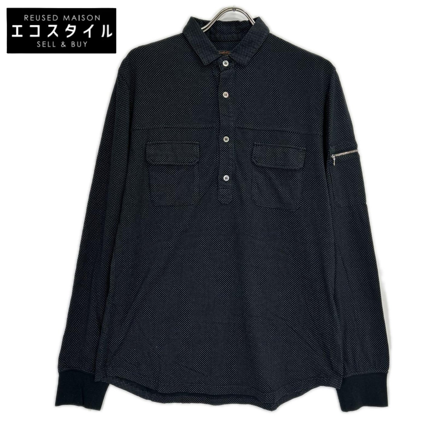 UNDER COVER アンダーカバー 07AW 7A277-CS6 ブラックドット柄シャツ トップス